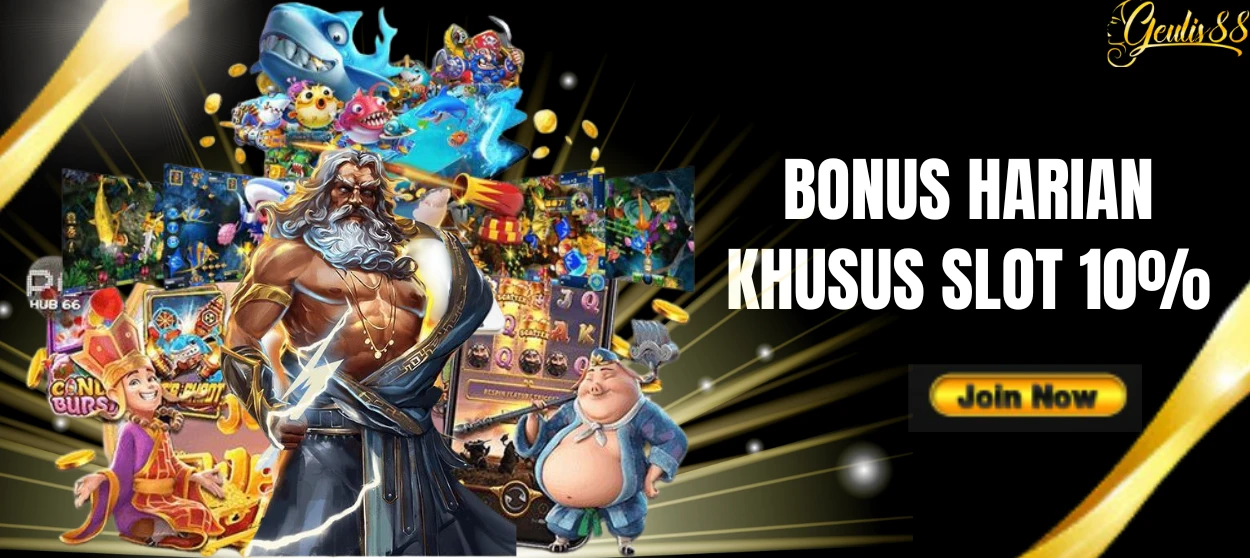 BONUS HARIAN KHUSUS SLOT 10%